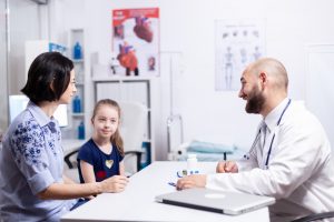 Doctor talking about treatment